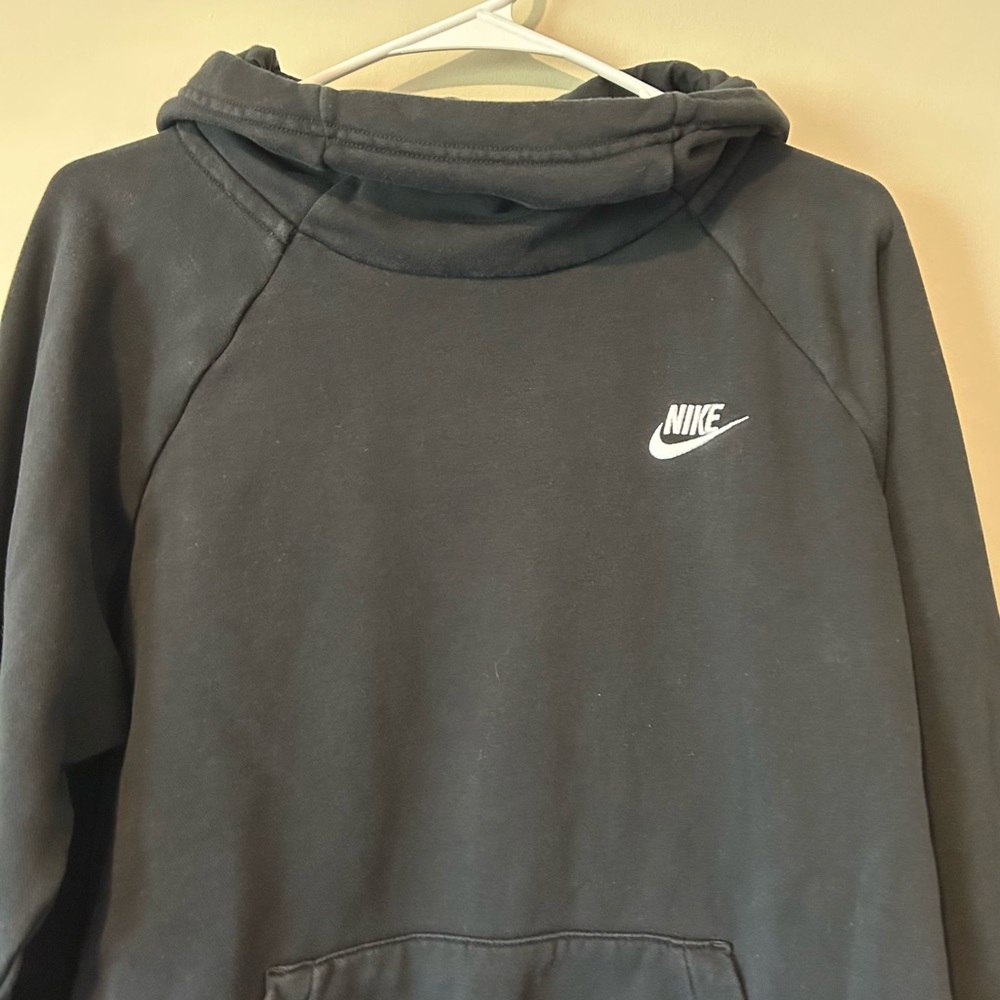 nike sportswear women funnel neck hoodie size large